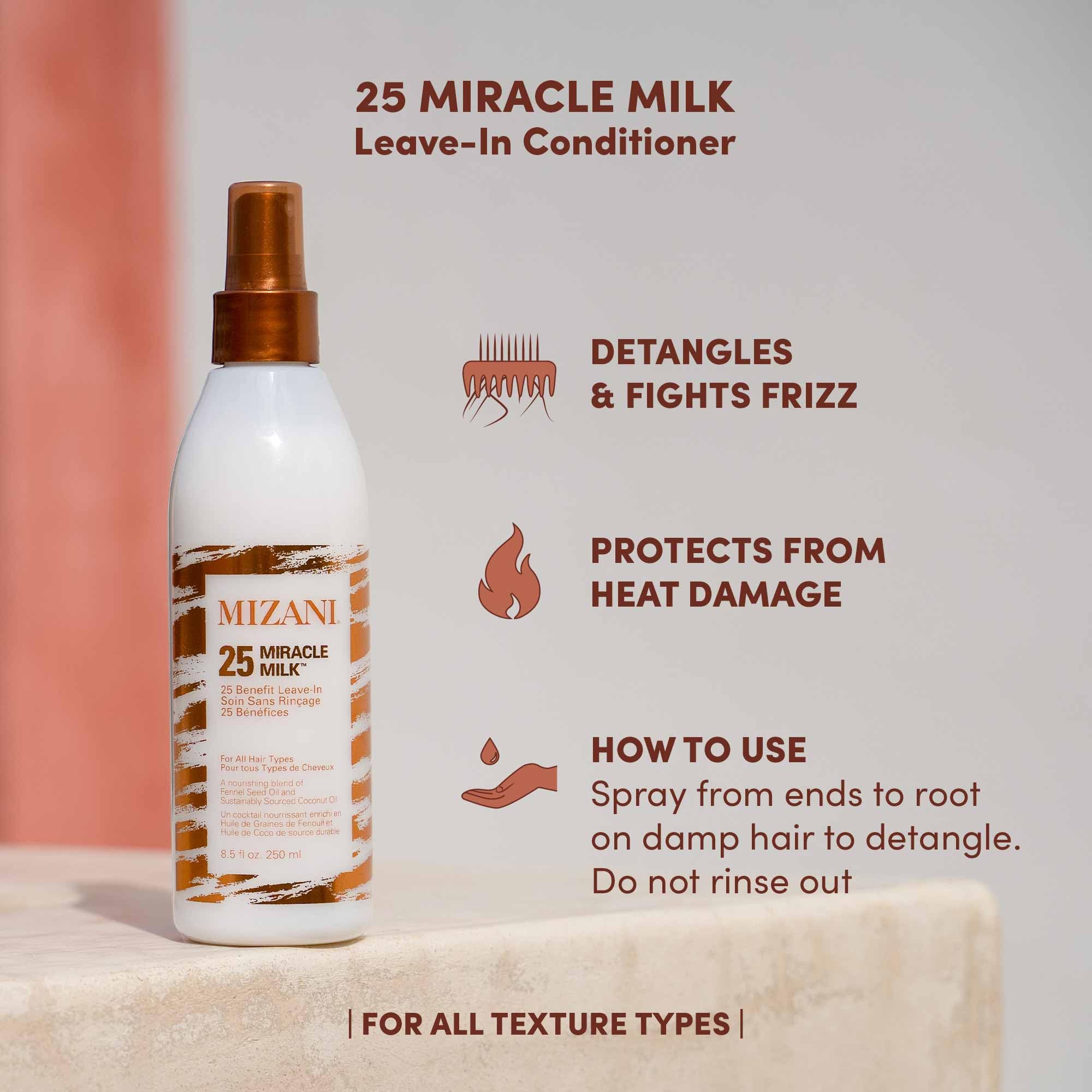 Mizani 25 Miracle Milk Leave In Conditioner, 8.5 Fluid Ounce